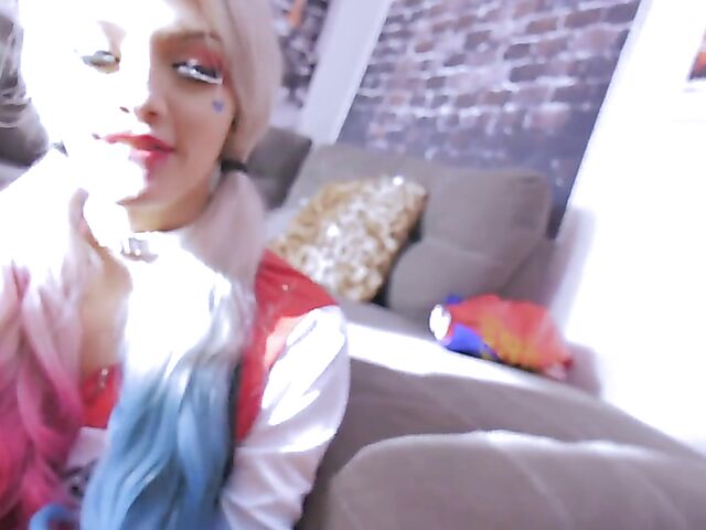 POV anal with a blue-eyed alt girl in ripped fishnets