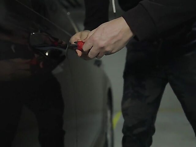 Horny MILF over 40 Jolie Noir fucks the thief