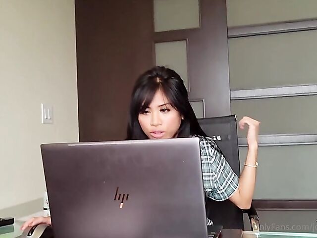 FFM asian white cock share with Clara Trinity and Ember Snow