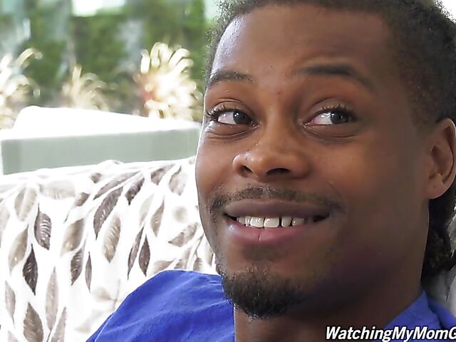 Jennifer White - MILF interracial anal threesome in front of her stepson