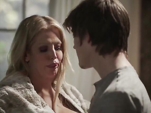 Alura Jenson - MILF huge tits fuck with her boy