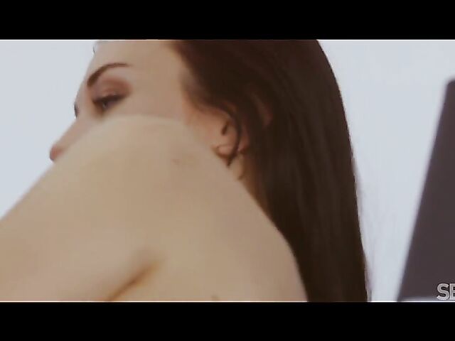 Sexy brunette Alya Stark is horny in the morning