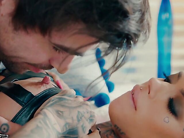 Hot sex with pink-haired tattoo babe Chantal Danielle