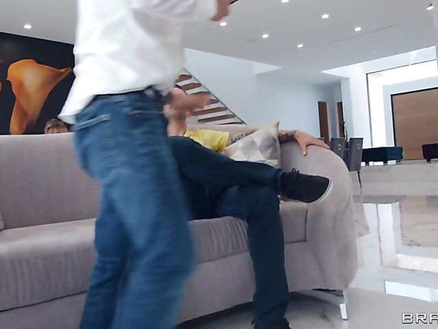 Katalina Kyle - Busty cheating housewife anal with her husband's friend