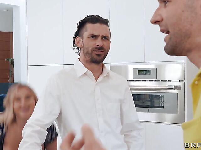 Katalina Kyle - Busty cheating housewife anal with her husband's friend