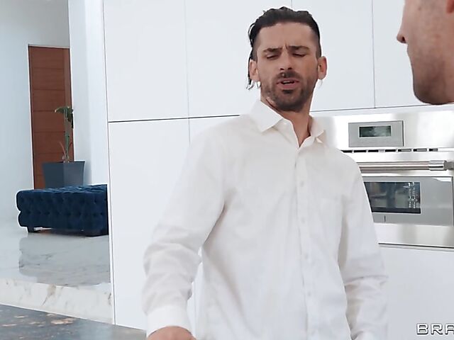 Katalina Kyle - Busty cheating housewife anal with her husband's friend