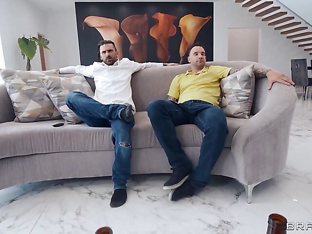 Katalina Kyle - Busty cheating housewife anal with her husband's friend