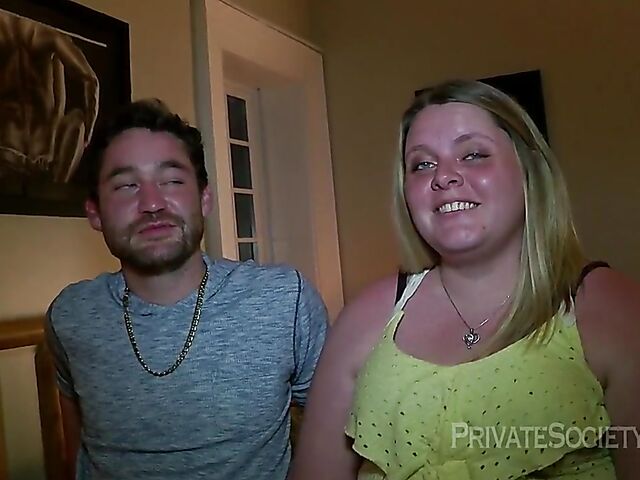 Lola & Caleb - Small-breasted amateur BBW anal with her boyfriend