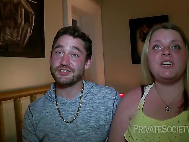 Lola & Caleb - Small-breasted amateur BBW anal with her boyfriend