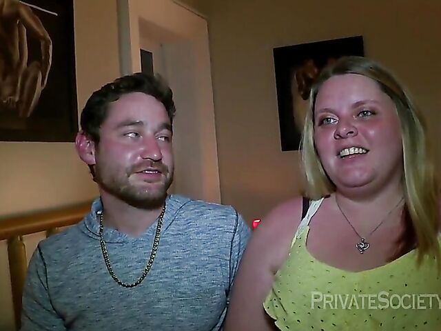 Lola & Caleb - Small-breasted amateur BBW anal with her boyfriend