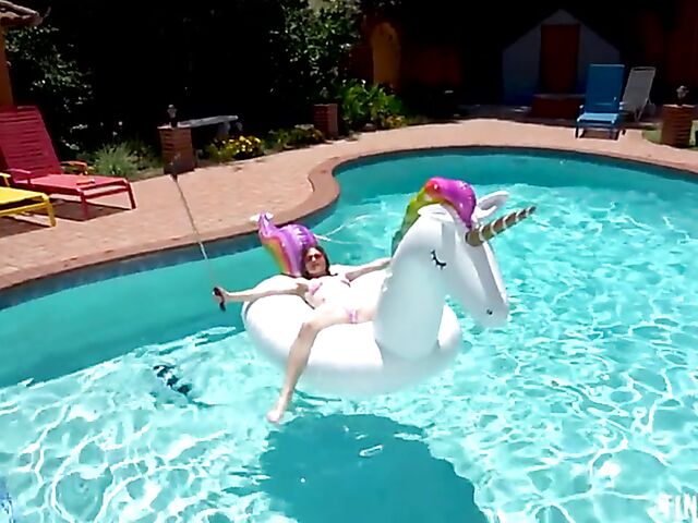 Nasty teen step sister Reese Robbins sucks and fucks all day long