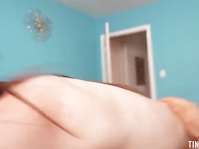 Nasty teen step sister Reese Robbins sucks and fucks all day long