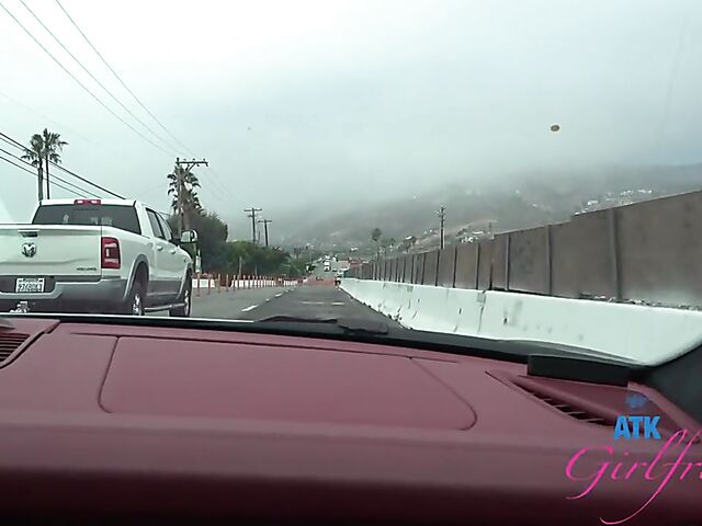 Riley Star - Naughty girlfriend with glasses POV trip to Malibu