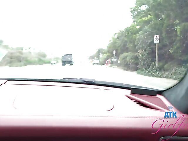 Riley Star - Naughty girlfriend with glasses POV trip to Malibu