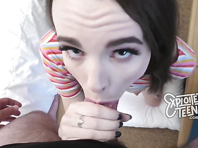 Exploited teen POV casting with pretty Brooke