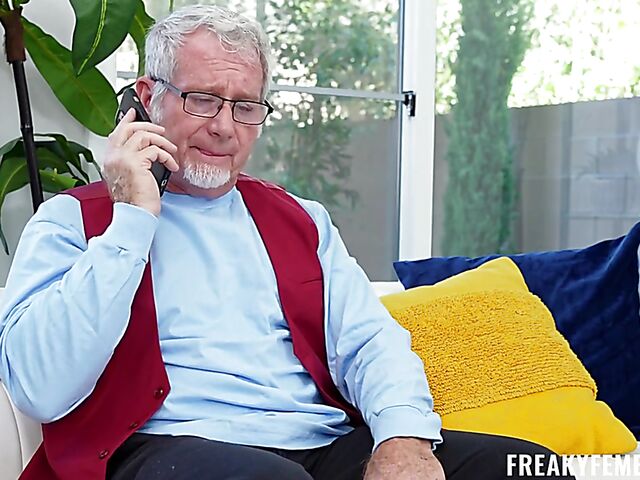 Horny old man fucks teen fembot Coco Lovelock