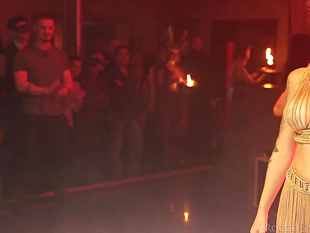 Crazy club orgy with Rocco Siffredi and Marika Milani