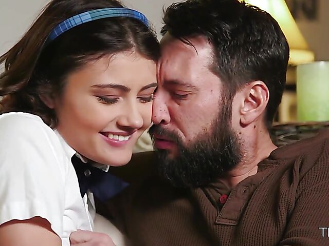 Skirt fuck with teen schoolgirl Adria Rae