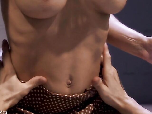 Jail sex with skinny fake tits babe Roxanne Hall