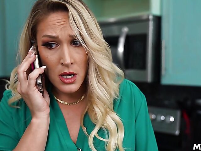 Horny mom Charley Hart sucks and fucks her stepson in his bedroom