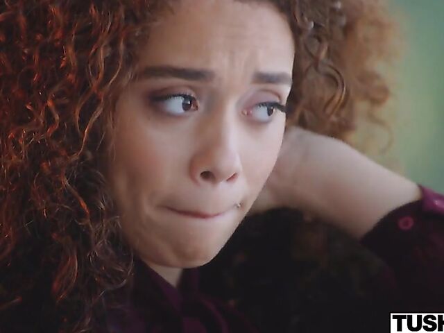 Tushy anal scene with curly latin babe Willow Ryder