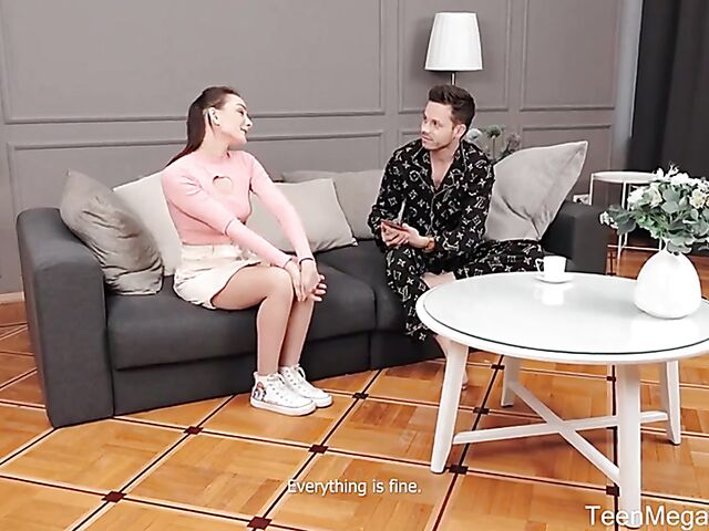 Cute Russian anal babe Olivia Trunk gets ass fucked