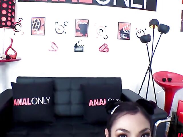 Ass licking and butt fucking with exotic anal addict Xochi Moon