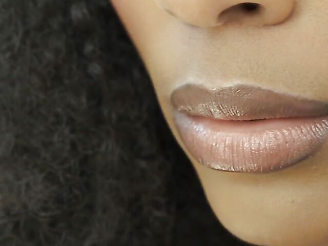 Black on black with slim ebony goddess Olivia Jayy