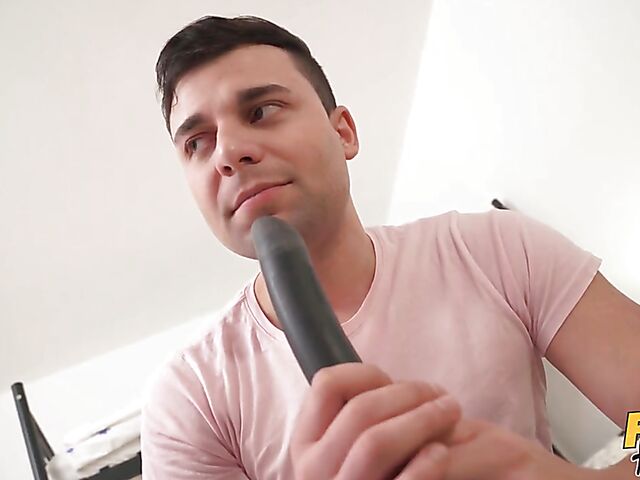 Small tits teen in pantyhose Rika Fane gives a real suck job and gets fucked