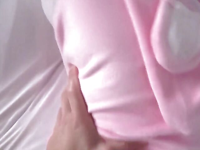 POV teen with glasses Leana Lovings gets dicked down in her bed