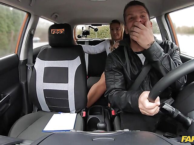 Curvy Krystal Swift with huge natural tits fucks a student driver