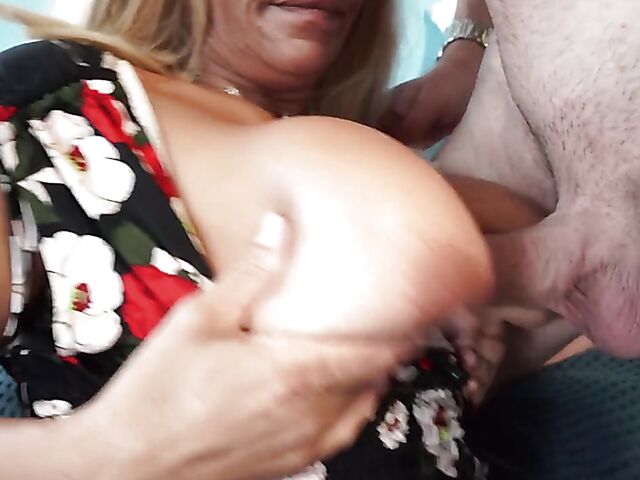 Big natural tits MILF Stessy is really horny