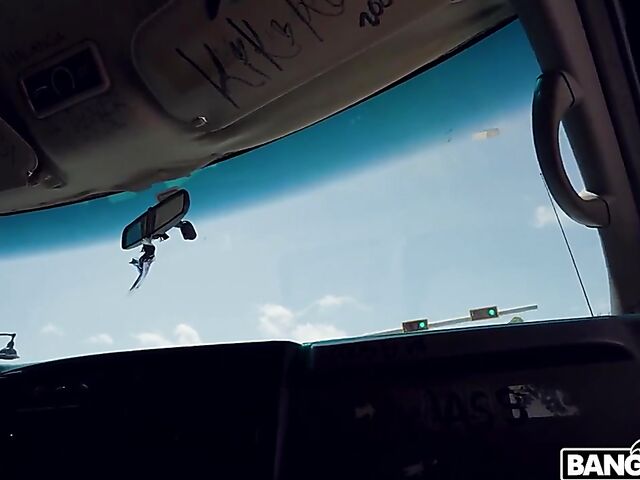 Hard body MILF interracial van fuck featuring Lani Rails