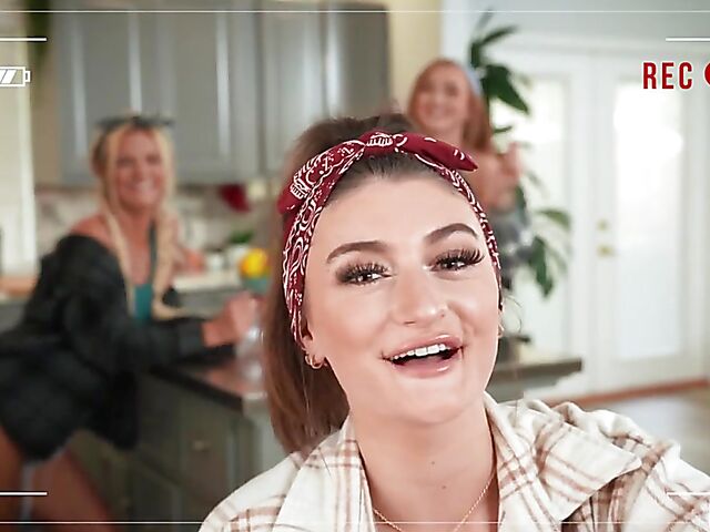 Group sex with best friends Mae Milano, Callie Black and Lacy Tate