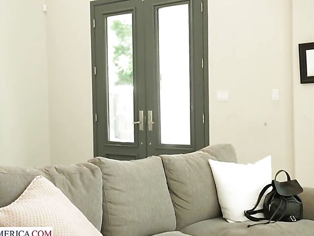 Cadence Lux - Tall MILF stockings sex with her husband's friend