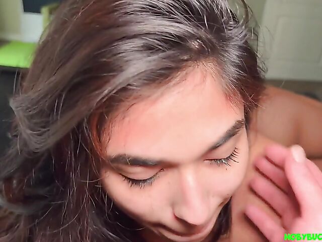 Teen rough casting with cute Hoby's hottie Reina Rae