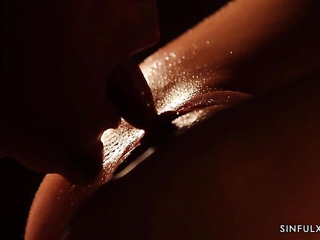 Erotic oiled massage and sex with well-endowed MILF Aubrey Black