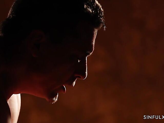 Erotic oiled massage and sex with well-endowed MILF Aubrey Black