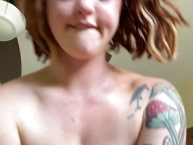 Sidney Summers - Girl with tattoo POV bedroom sex session