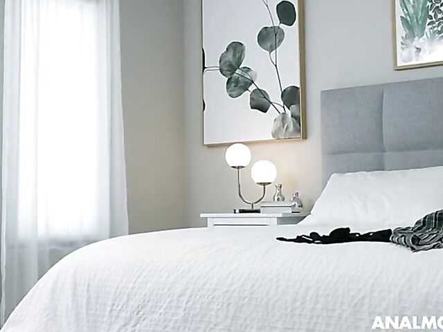 Charlie Valentine - Raven-haired skinny milf anal with a boy