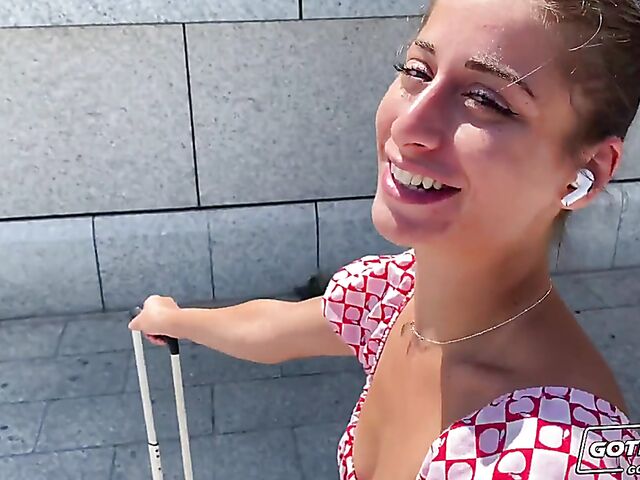 Sweet Italian girl with small titties Silvia Soprano gets ass fucked