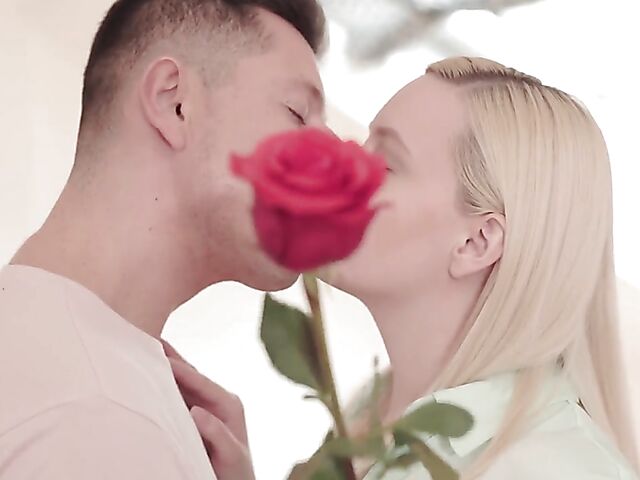 Romantic sex with busty blonde Sandra Sweet