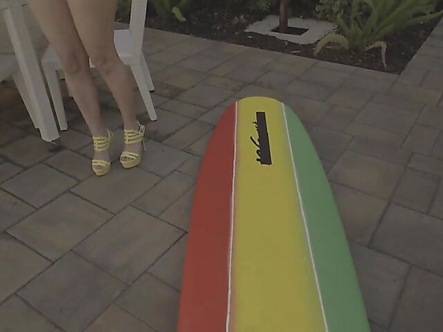 POV strip game with blonde mom Aaliyah Love