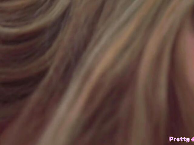 Panty fuck and creampie with teen roommate Rika Fane