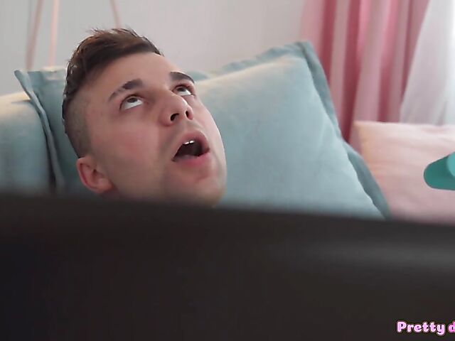 Panty fuck and creampie with teen roommate Rika Fane