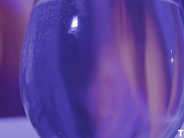 Piss drinking and dildo riding in the bathroom with Katya G