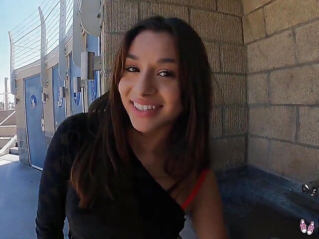 Mickey Violet - Cute exotic teen gets nailed POV style