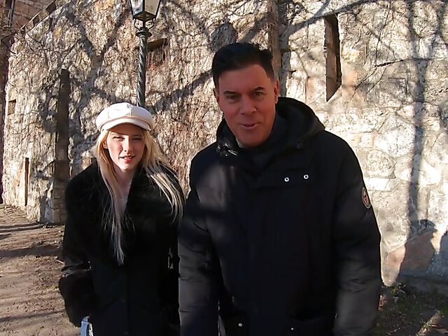 POV threesome with sweet girl Melody Marks