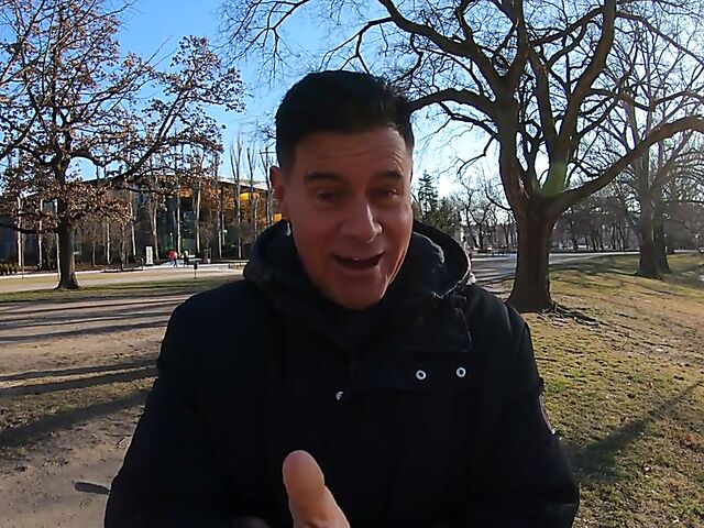 POV threesome with sweet girl Melody Marks