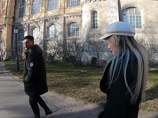 POV threesome with sweet girl Melody Marks